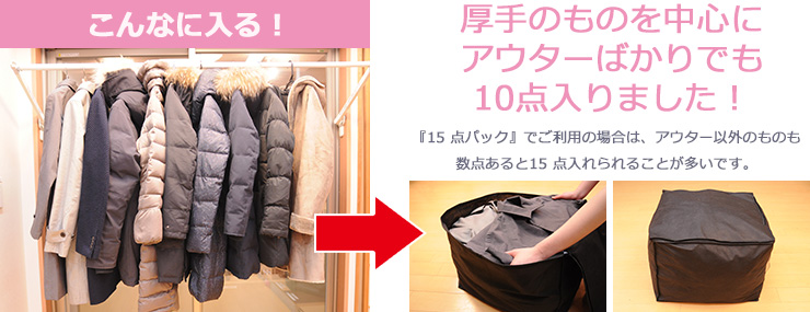 回収袋に入る量の目安(ご参考)