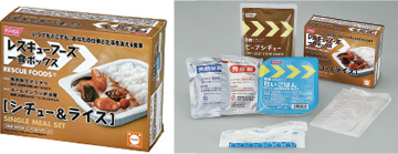 レスキューフーズ『シチュー＆ライス』（1食分）